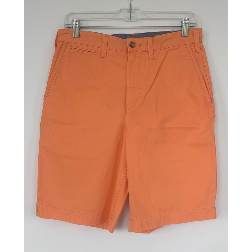 Polo Ralph Lauren Men Orange Size 30 Relaxed Fit 10 Inch Resort Chino Shorts NEW